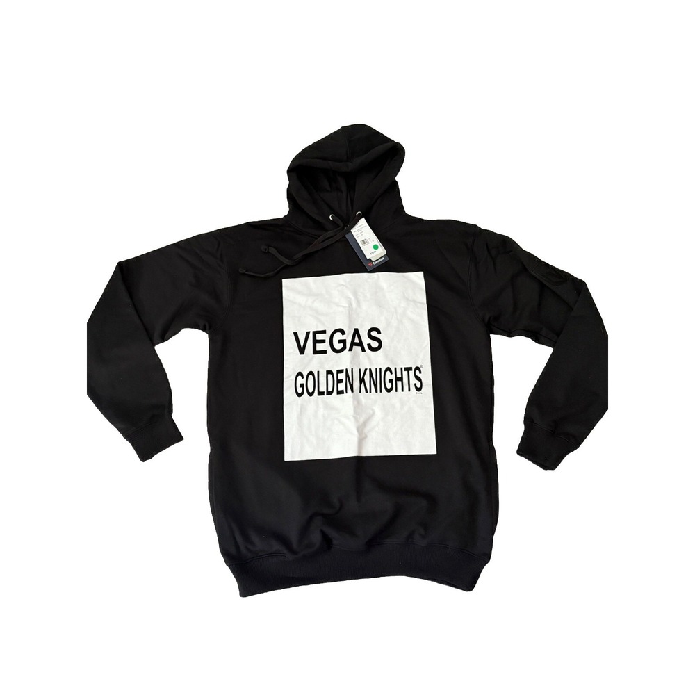 Fanatics Vegas Golden Knights Hoodie Sweatshirt Men's XXLT Black White Retro NWT